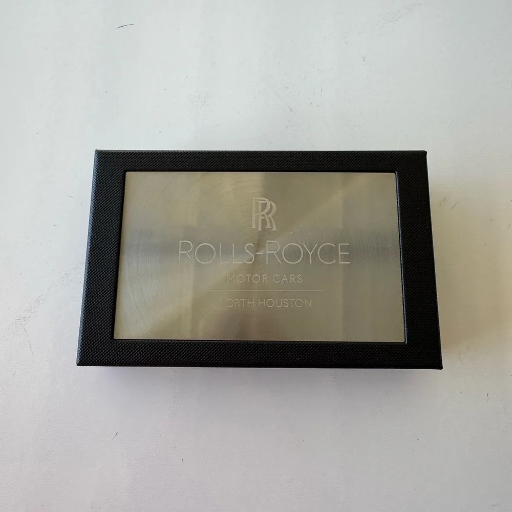 Rolls-Royce Executive Dealer Gift Pen in Black and Silver Box No Key Chain NEW